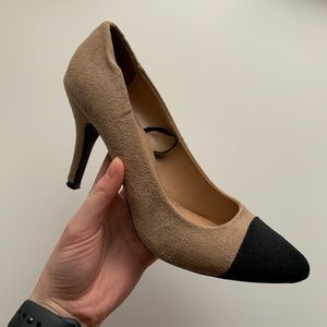 Forever 21 Suede Block Color Heels
